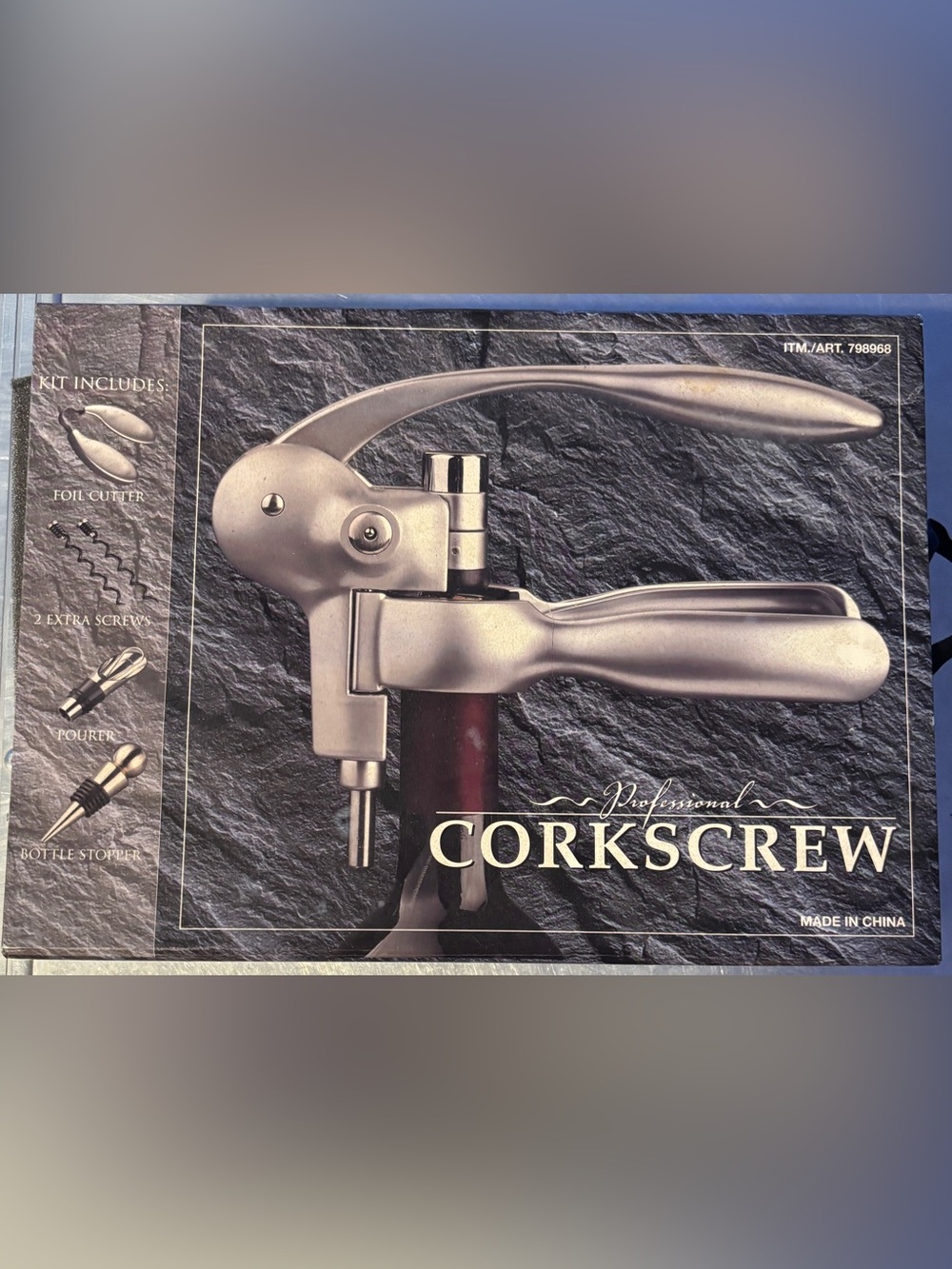 Professional Corkscrew kit Wine Opener Costco new